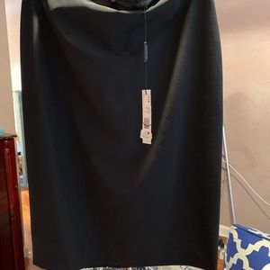 Elie Tahari size 12 black pencil skirt.